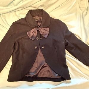 Marc Jacobs Black Blazer with Bow Accent